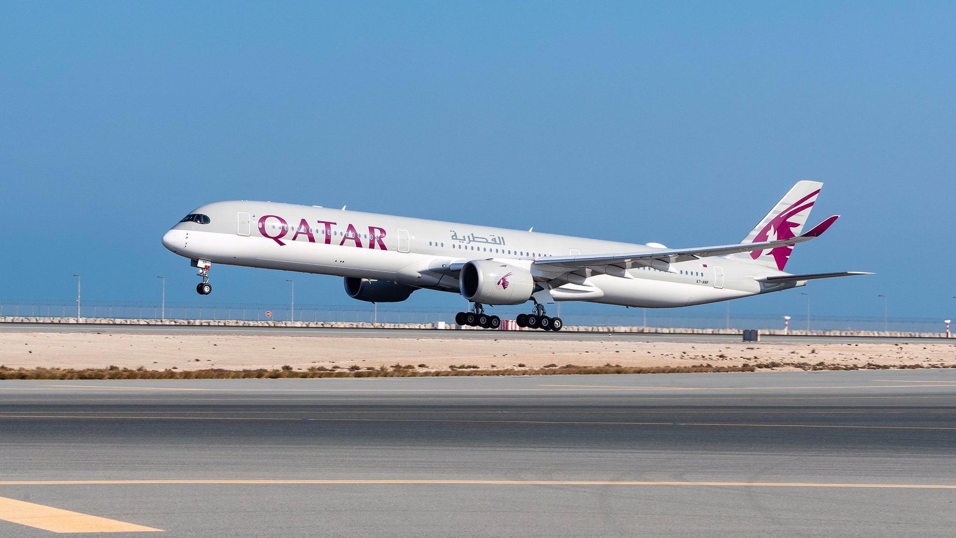 Qatar Airways Begins Shortest Airbus A350 Flight Covering 80 Miles