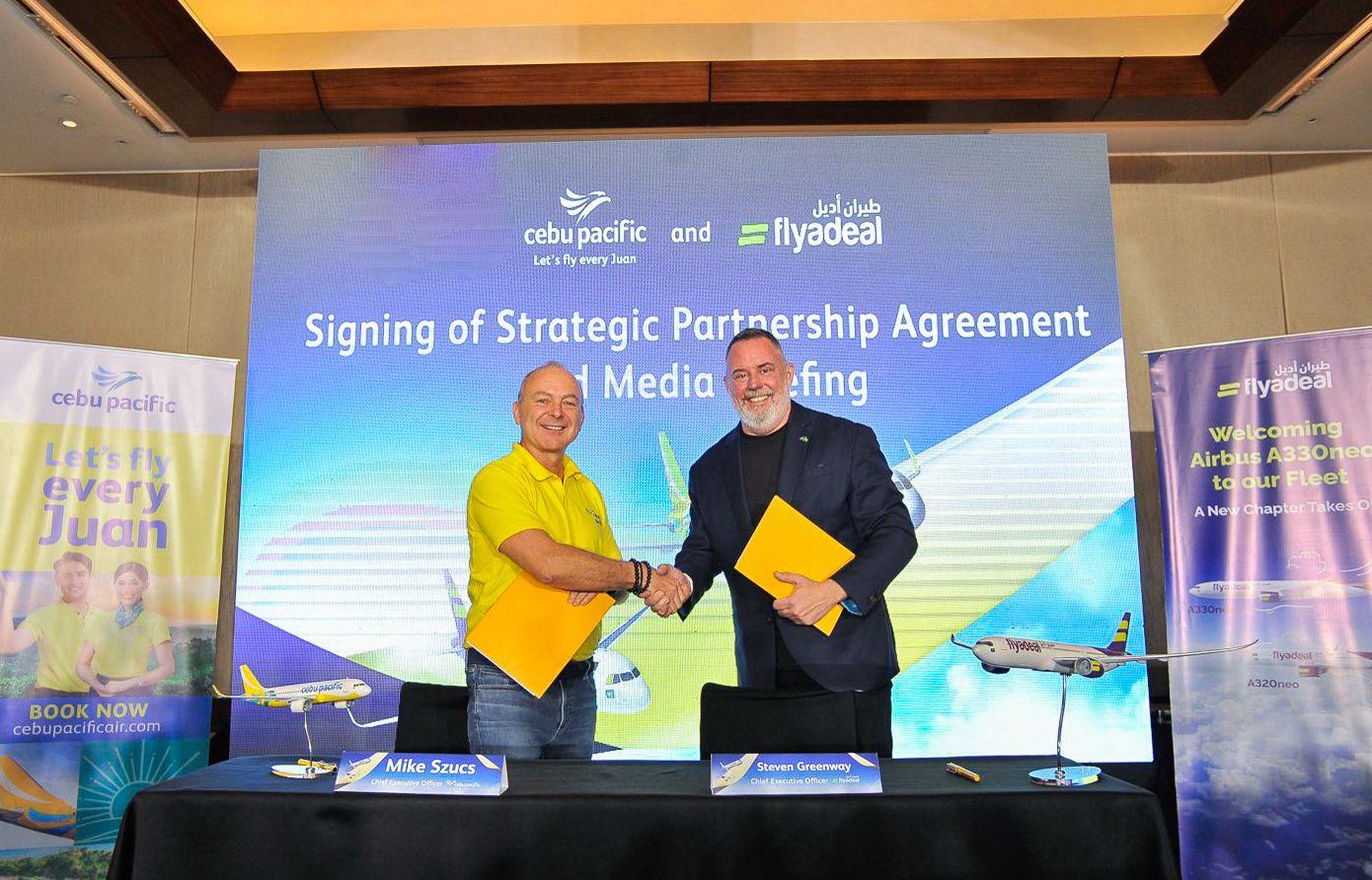 Cebu Pacific and flyadeal sign leasing and maintenance agreement