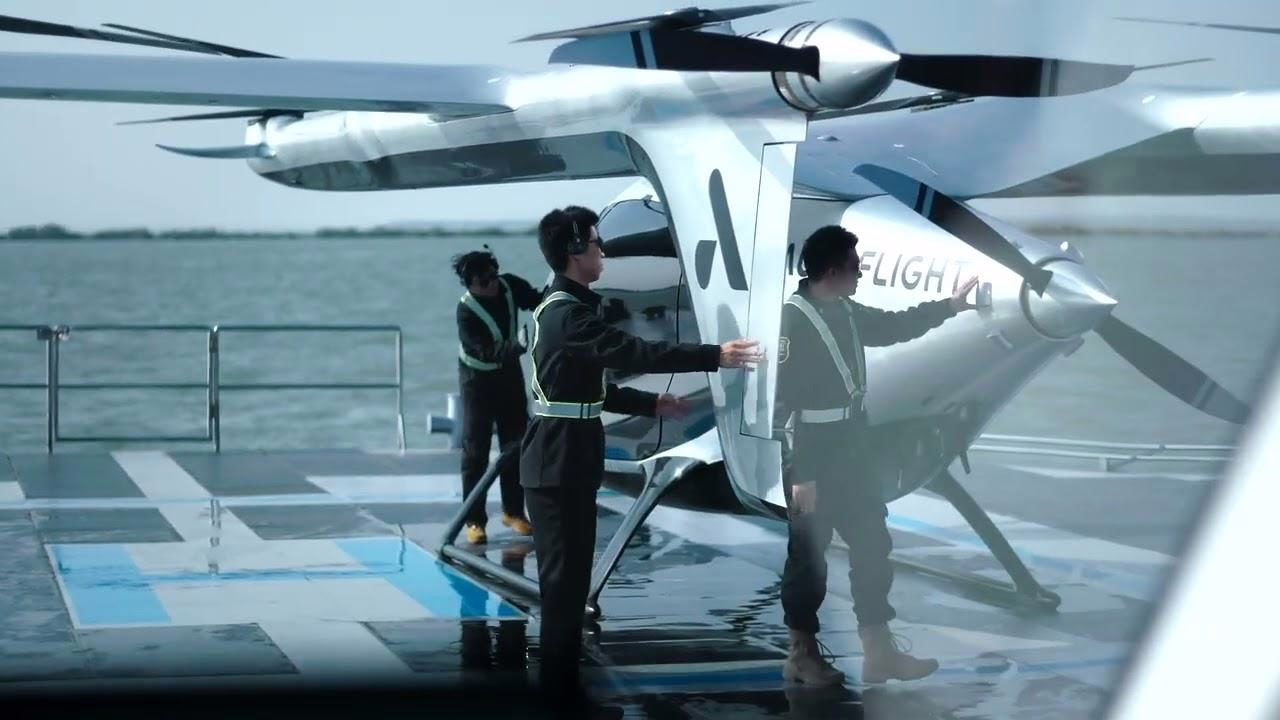 AutoFlight's Floating Platform for Air Taxis Could be a Game Changer