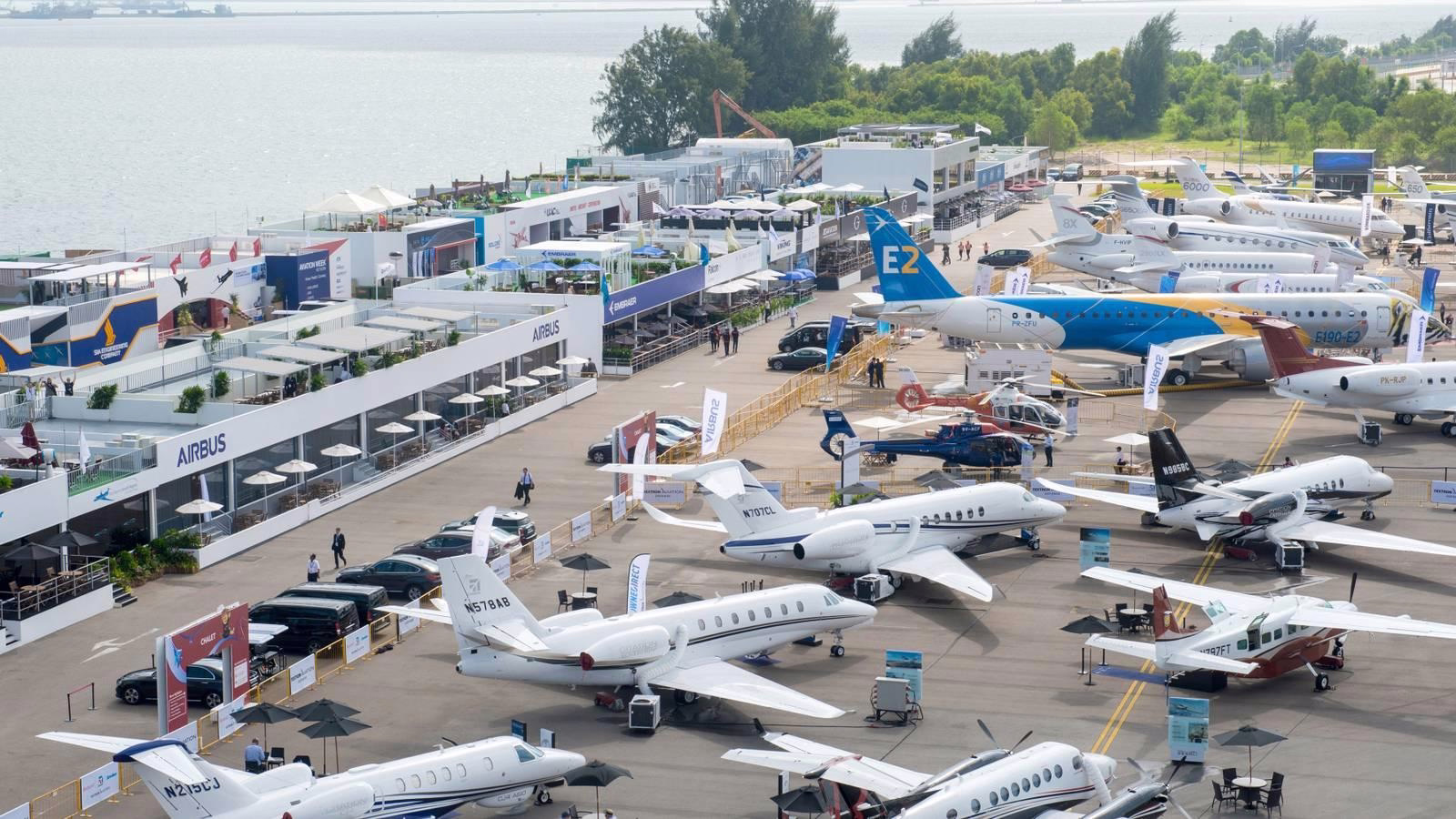 Aircraft on Static Display at Singapore Airshow 2026