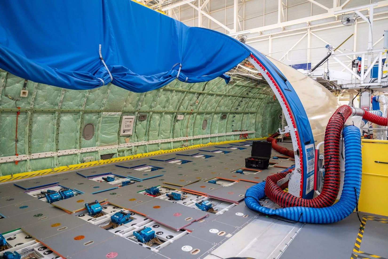 Inside the Airbus A350F’s Cargo Door Designed to Accommodate Jet Engines