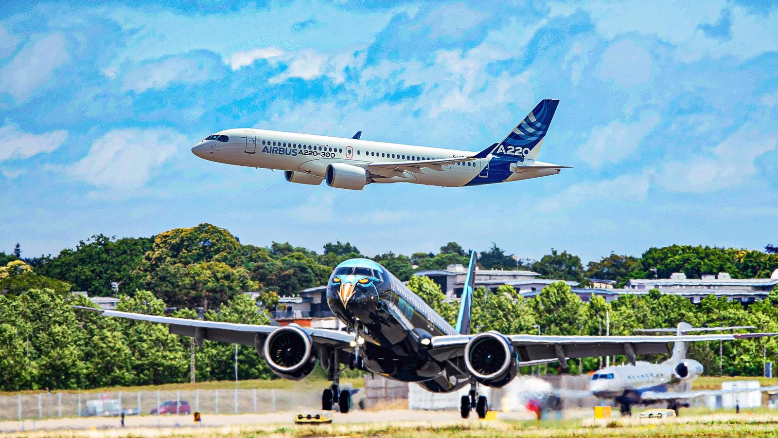 Embraer Delivers 2,000th E-Jet as Airbus A220 Seeks Market Share