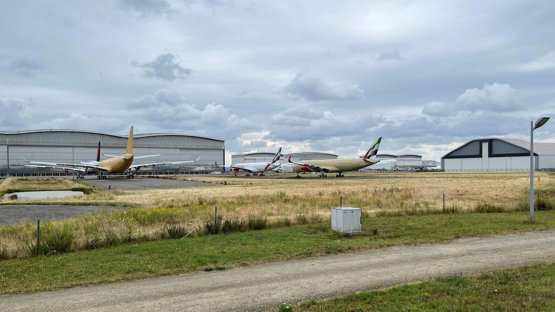 Airbus Reduces Parked Aircraft as It Works to Meet Production Goals