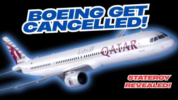 Qatar Airways reportedly canceled its order of 25 Boeing 737 MAX 10 aircraft with Boeing.