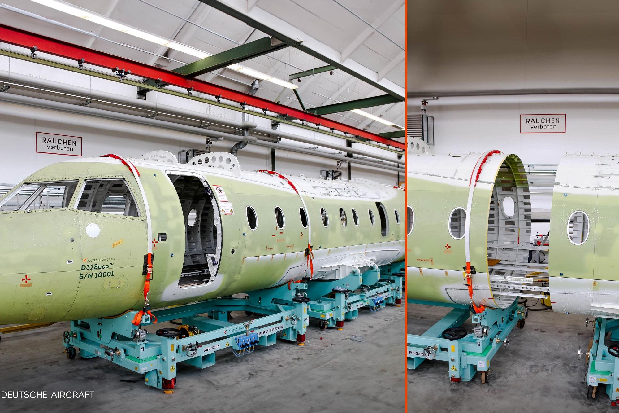 Deutsche Aircraft Unveils First D328eco Test Plane