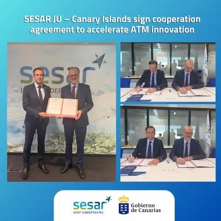 SESAR JU and Canary Islands Sign Agreement to Advance Air Traffic Management