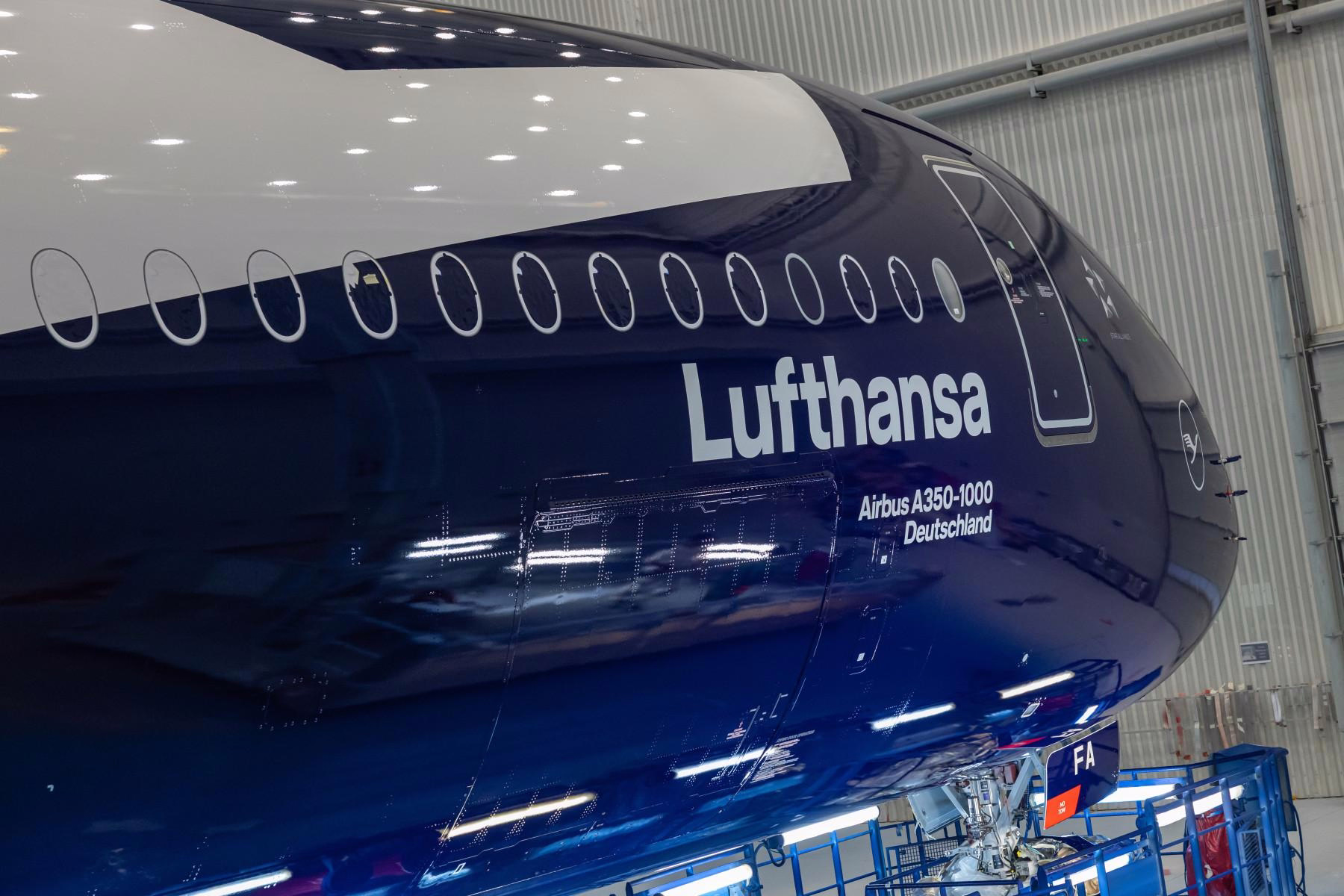 Lufthansa’s First A350-1000 Arrives in Anniversary Livery