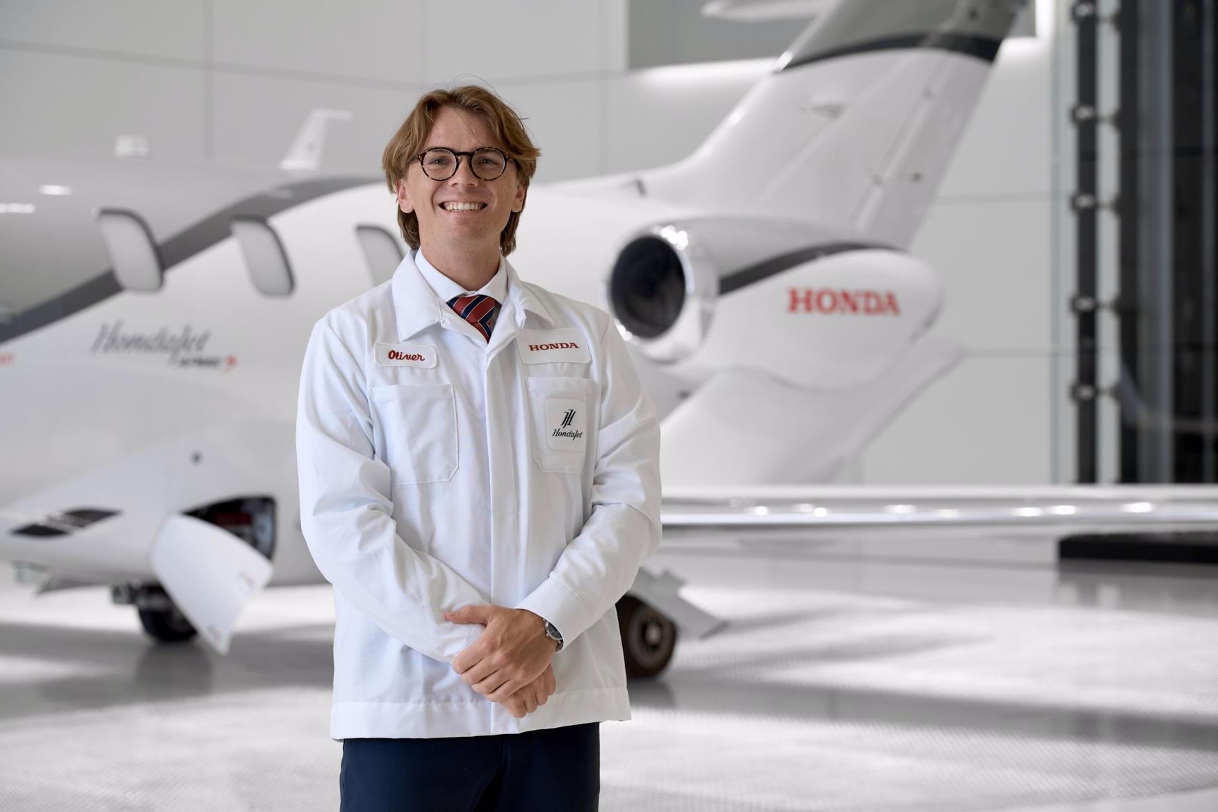 Oliver Keicher ’27 Develops Sourcing Strategy at Honda Aircraft