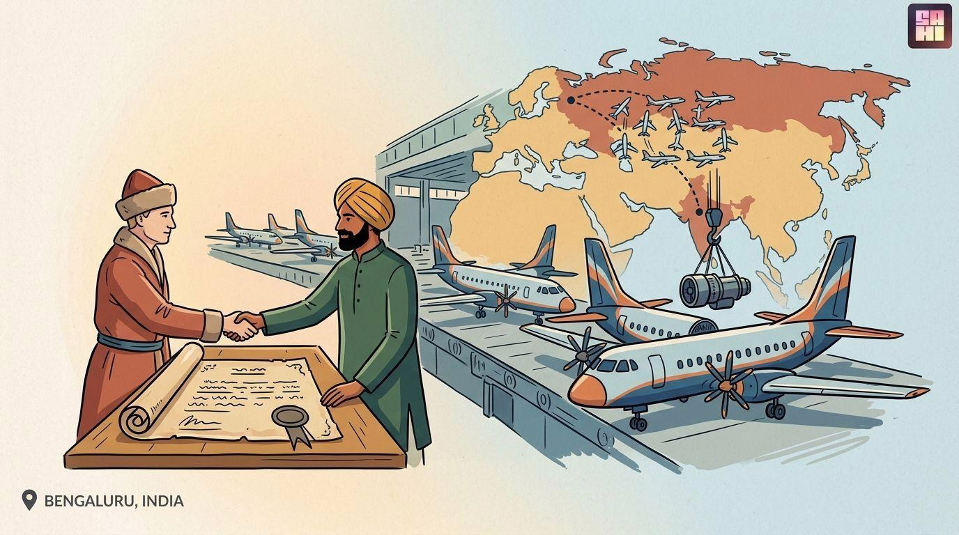 Russia and India Sign Agreement for Delivery of 105 Il-114-300 Aircraft