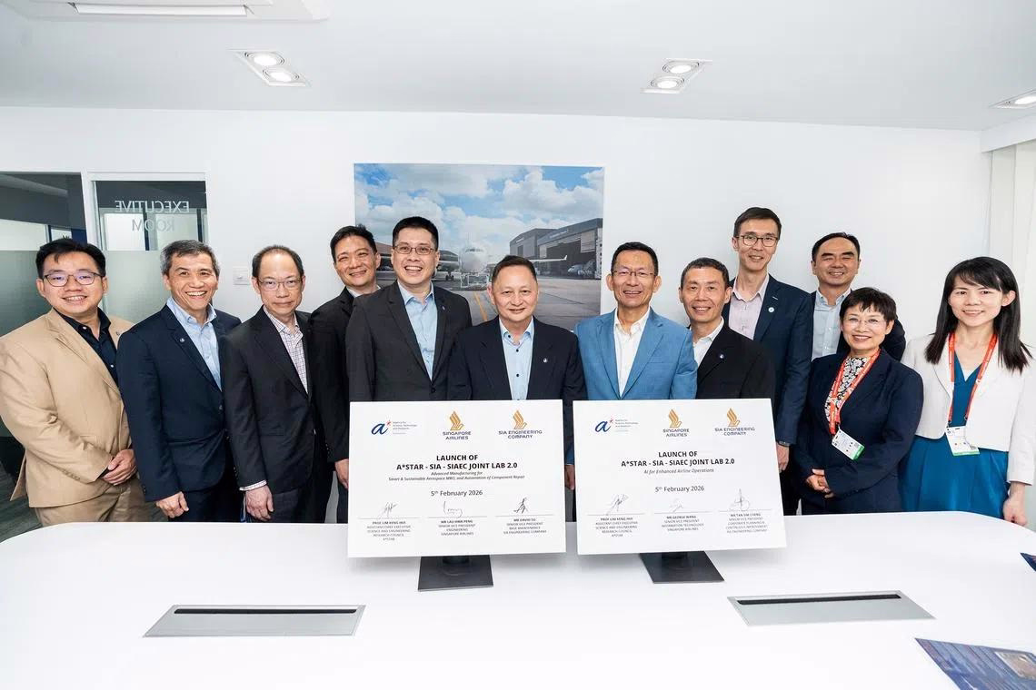 A*STAR, SIA, and SIAEC Sign Agreements on Cabin and AI Technologies