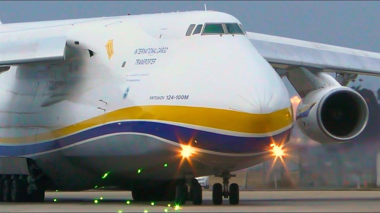 Antonov AN-124, Largest Cargo Plane in Operation, Returns to Melbourne