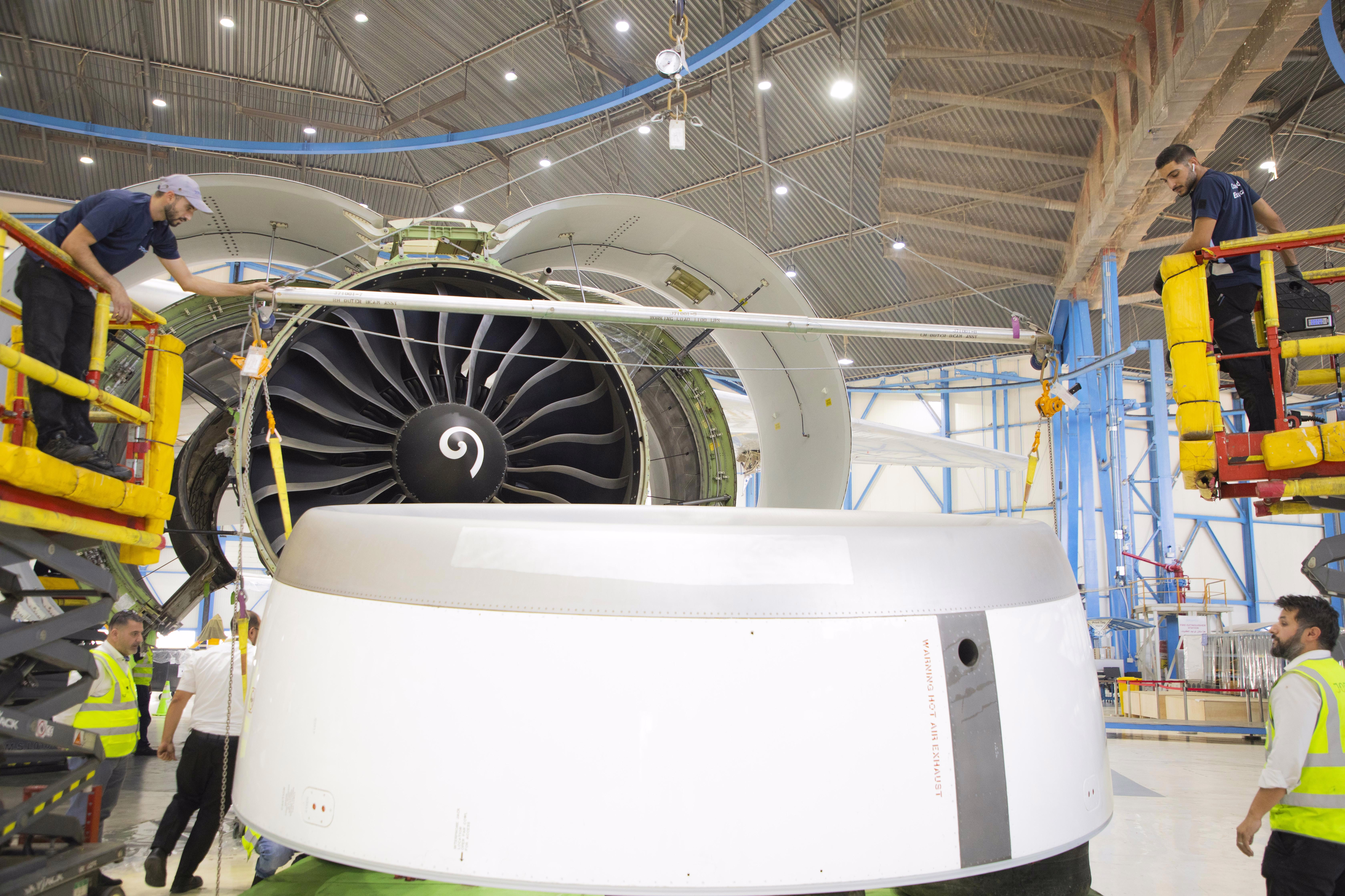 GE90 Engine: Bug Removal and Installation Procedures