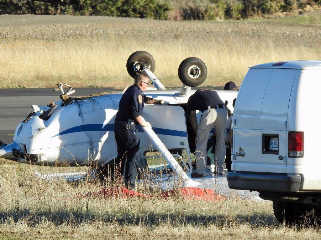 Plane Makes Emergency Landing on North Main Street in Ukiah Due to Engine Trouble