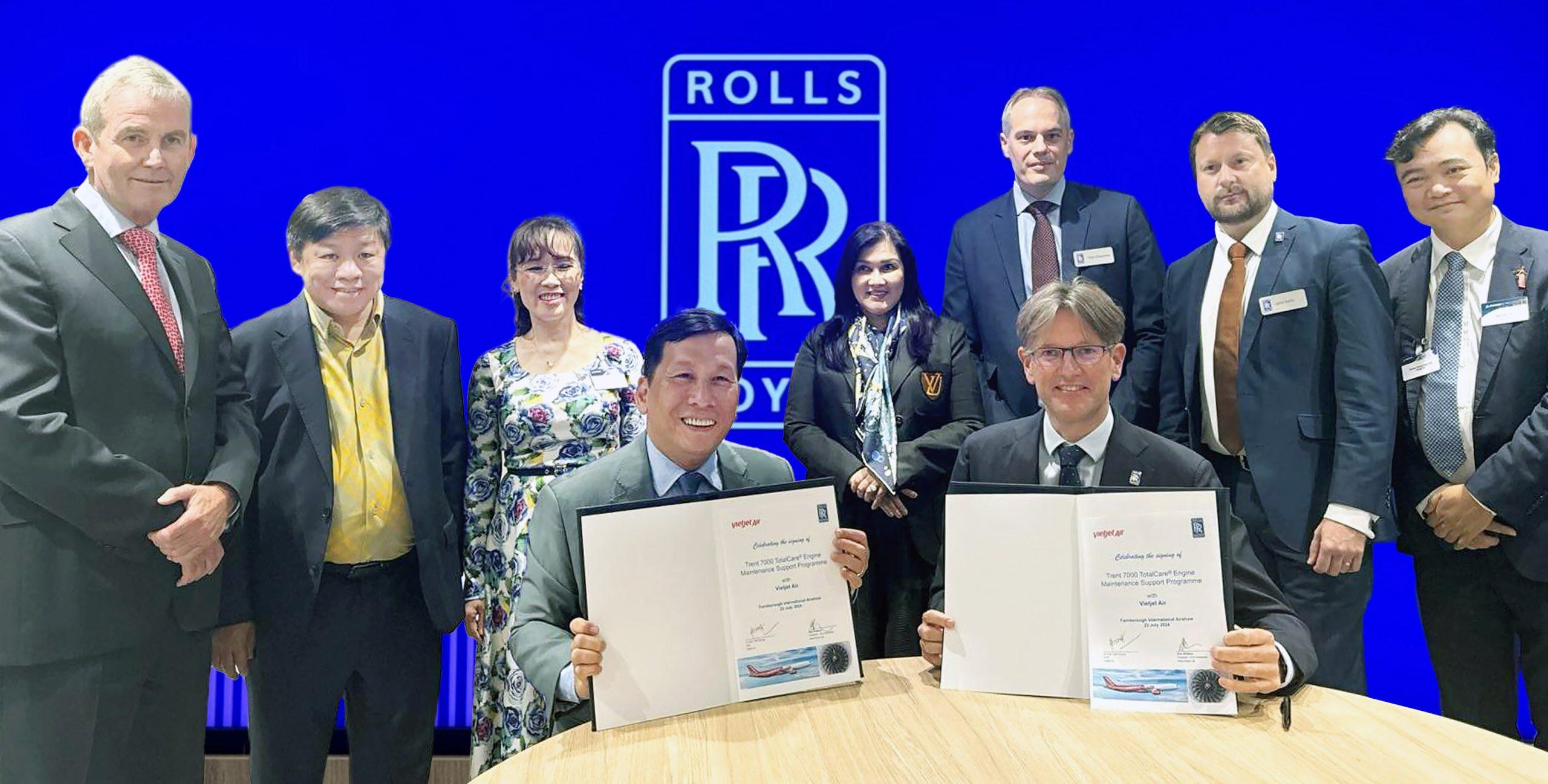 Vietjet Orders 40 Rolls-Royce Trent 7000 Engines