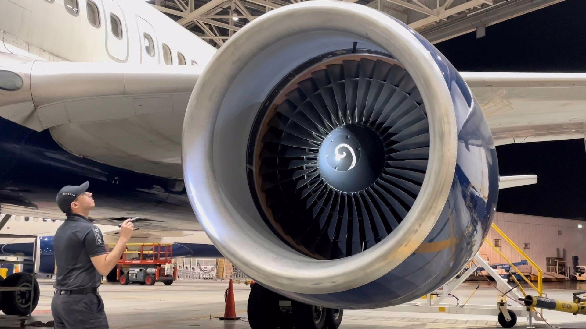 Delta Flight Grounded Due to Engine Problem