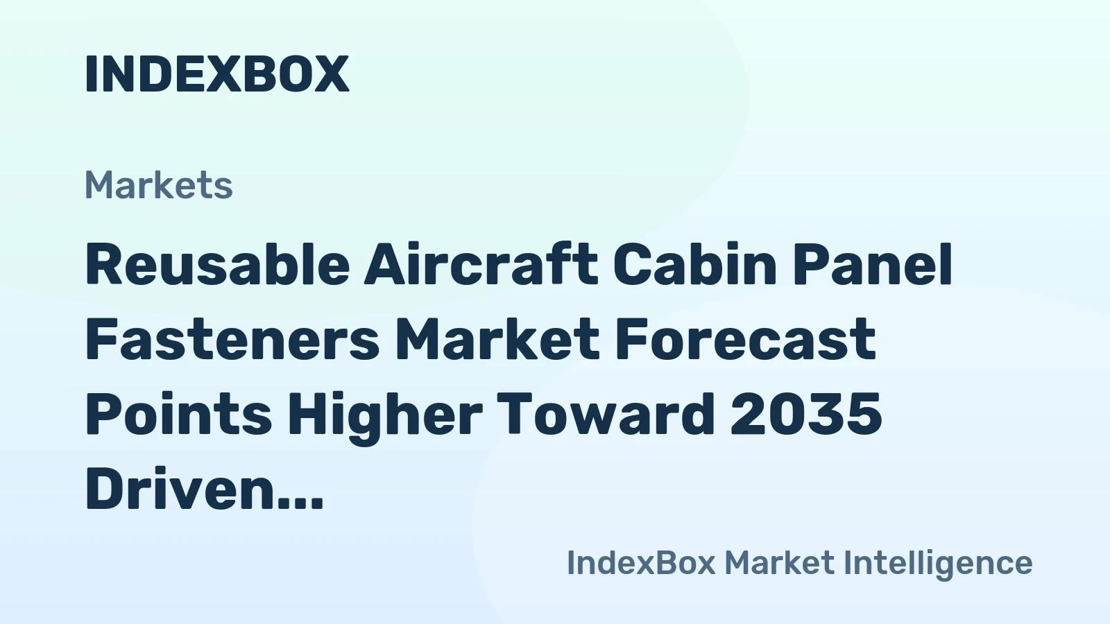 Growth in Reusable Aircraft Cabin Panel Fasteners Expected Through 2035 Amid Fleet Modernization