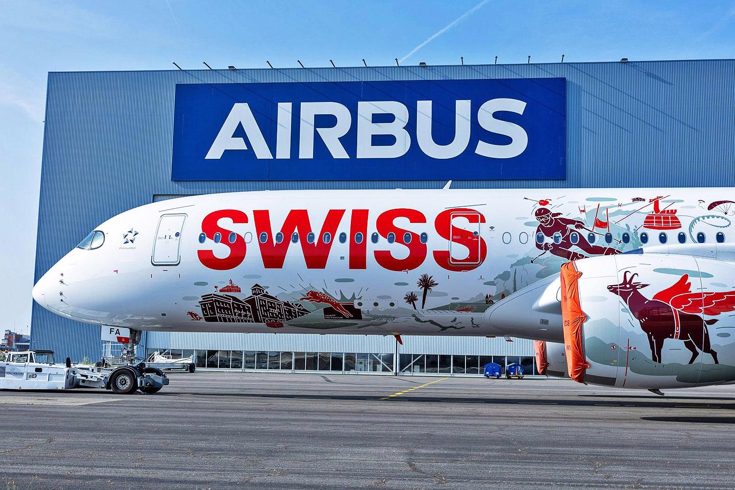 Swiss International Air Lines Receives First A350-900 Aircraft