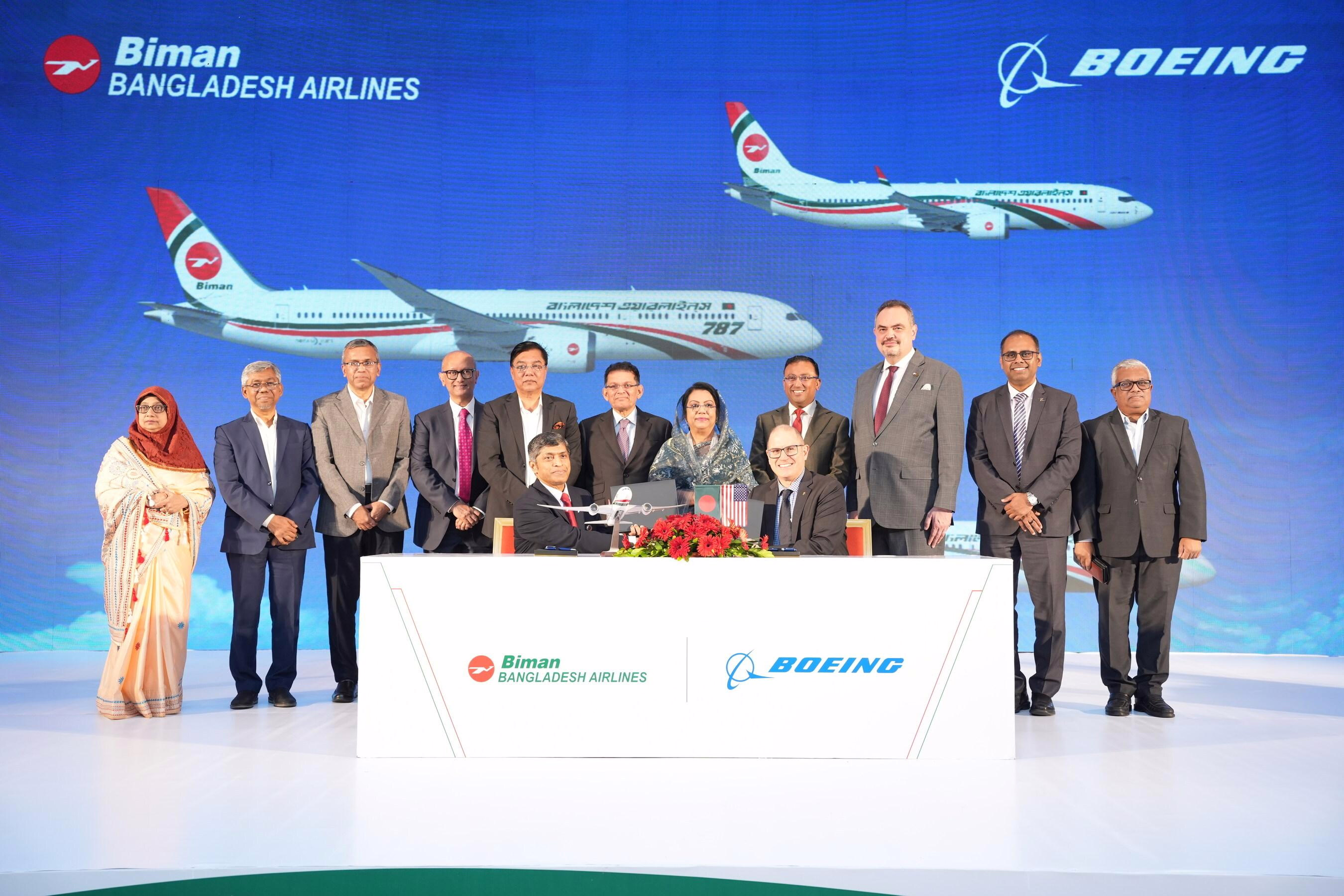 Bangladesh’s Flag Carrier Orders 14 Boeing Jets to Expand Routes
