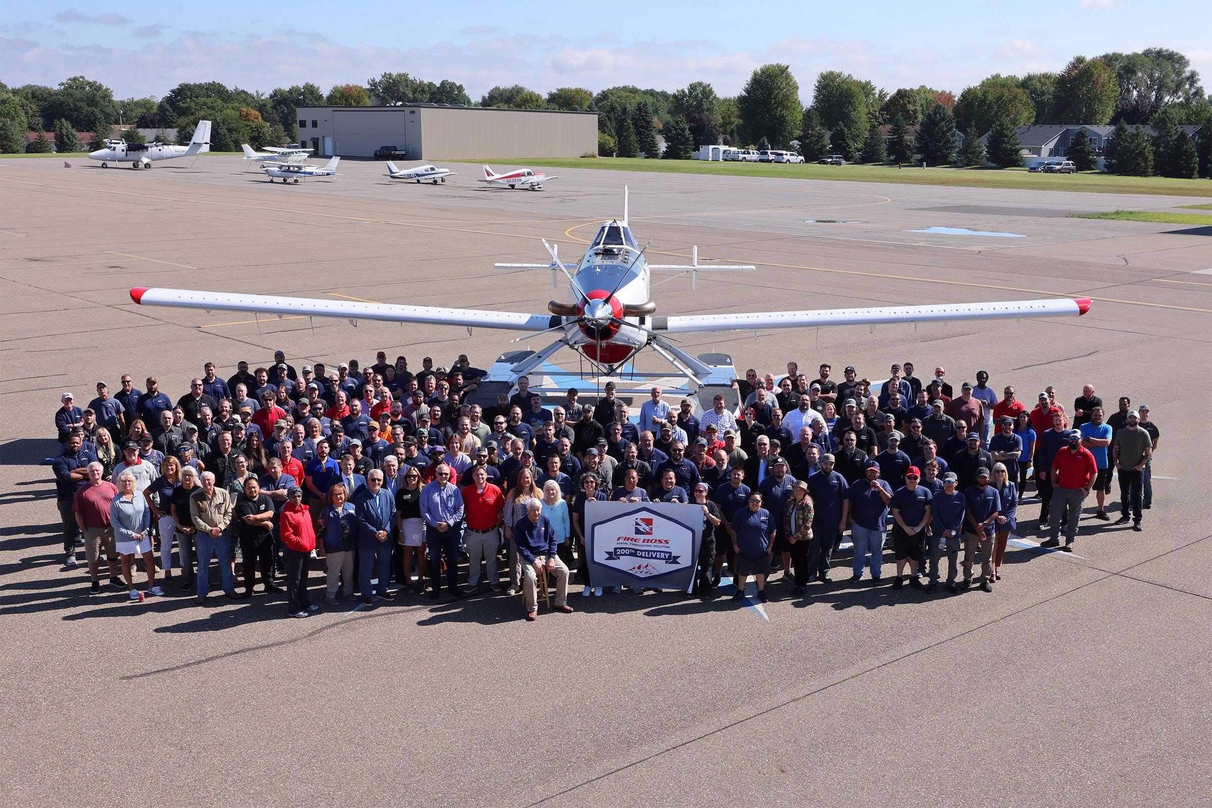 Wipaire Marks Delivery of 200th Fire Boss Aircraft