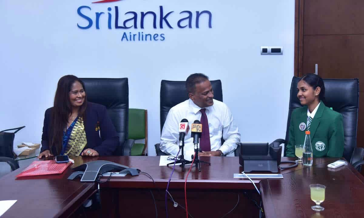 SriLankan Airlines Sponsors Student Delegate for Mission ShakthiSAT