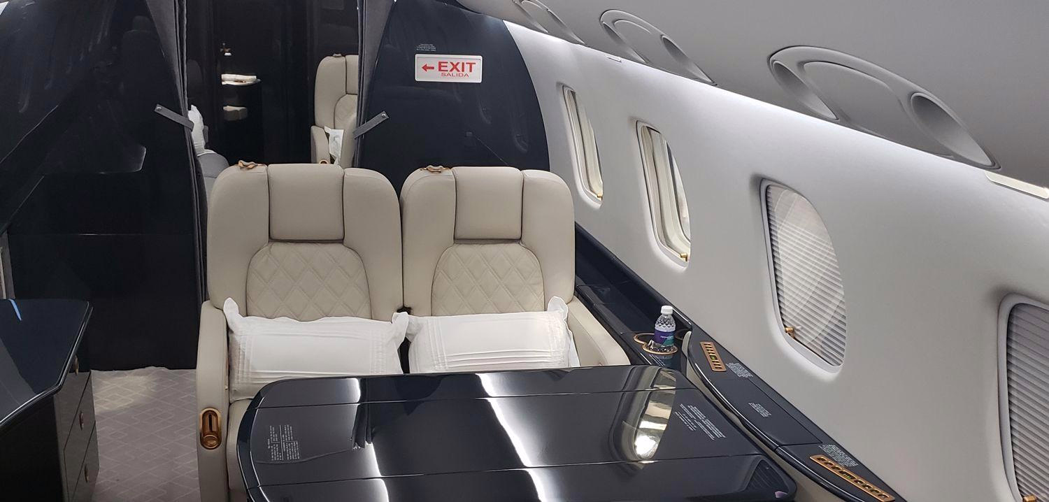 ExecuJet MRO Services Completes Cabin Refurbishment on Embraer Legacy 650