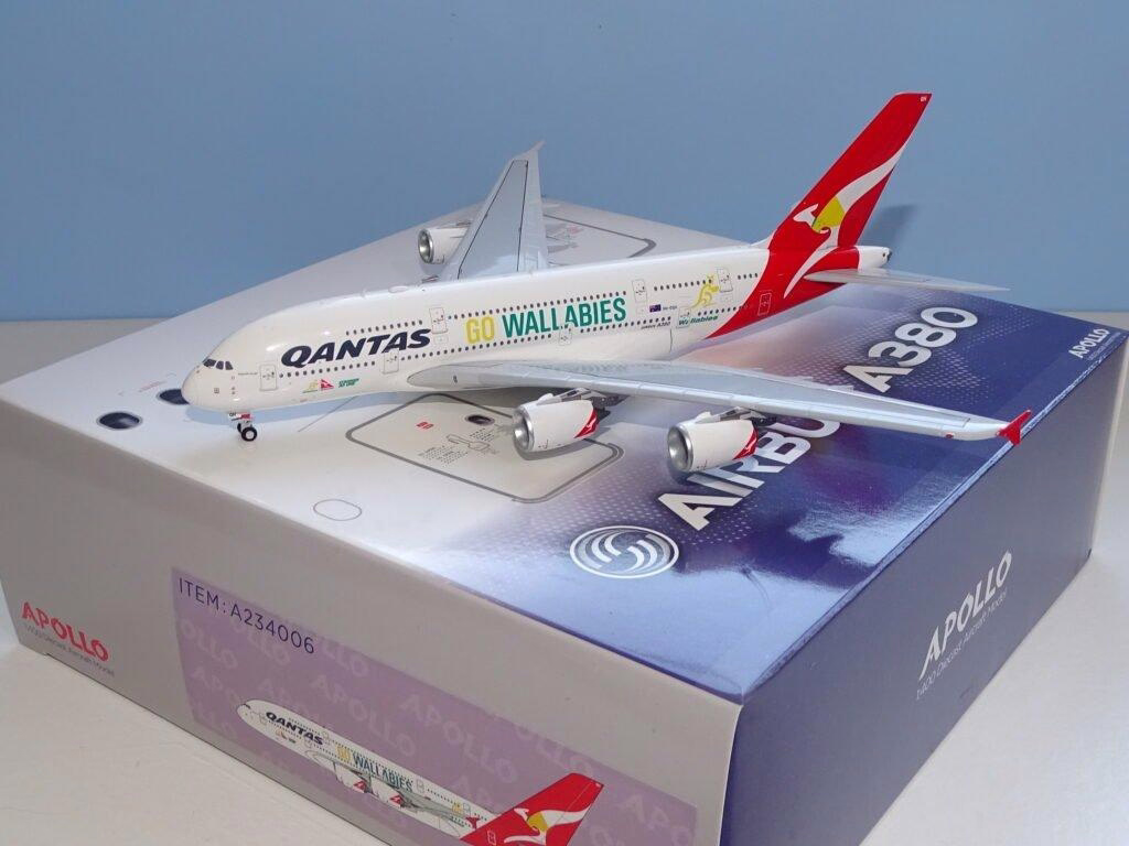Qantas A380 Model with Engine Sells for Record Price