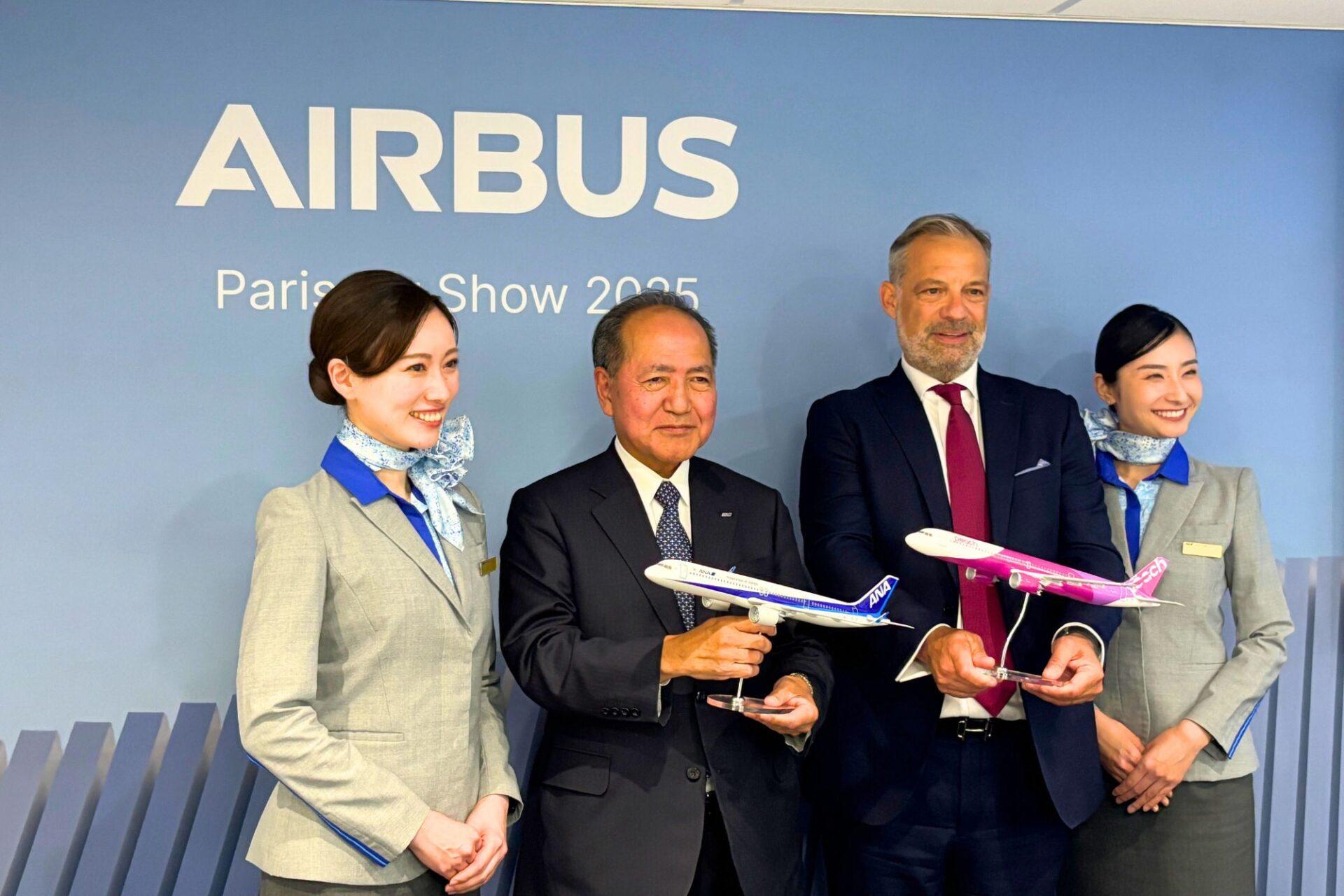 All Nippon Airways Orders 27 Airbus Aircraft, Including Three A321XLRs