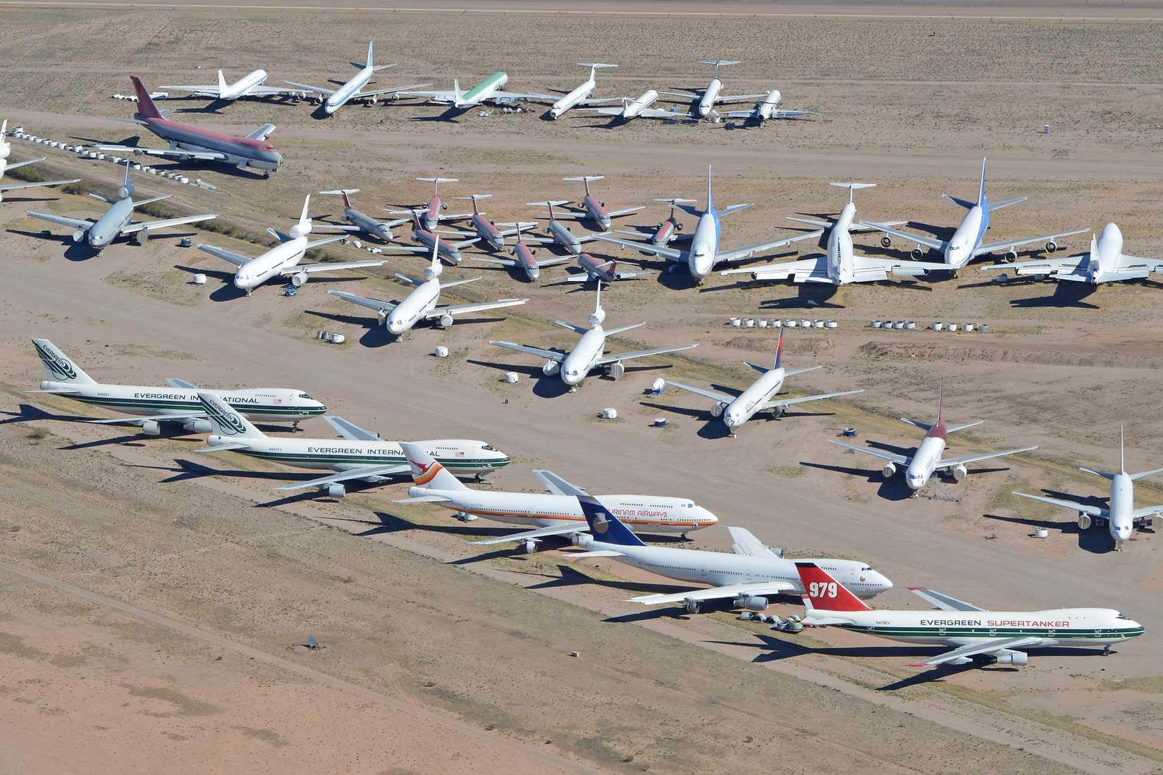 AMARG Holds 3,200 Aircraft and Over 340,000 Parts, Potentially Second Largest Air Force