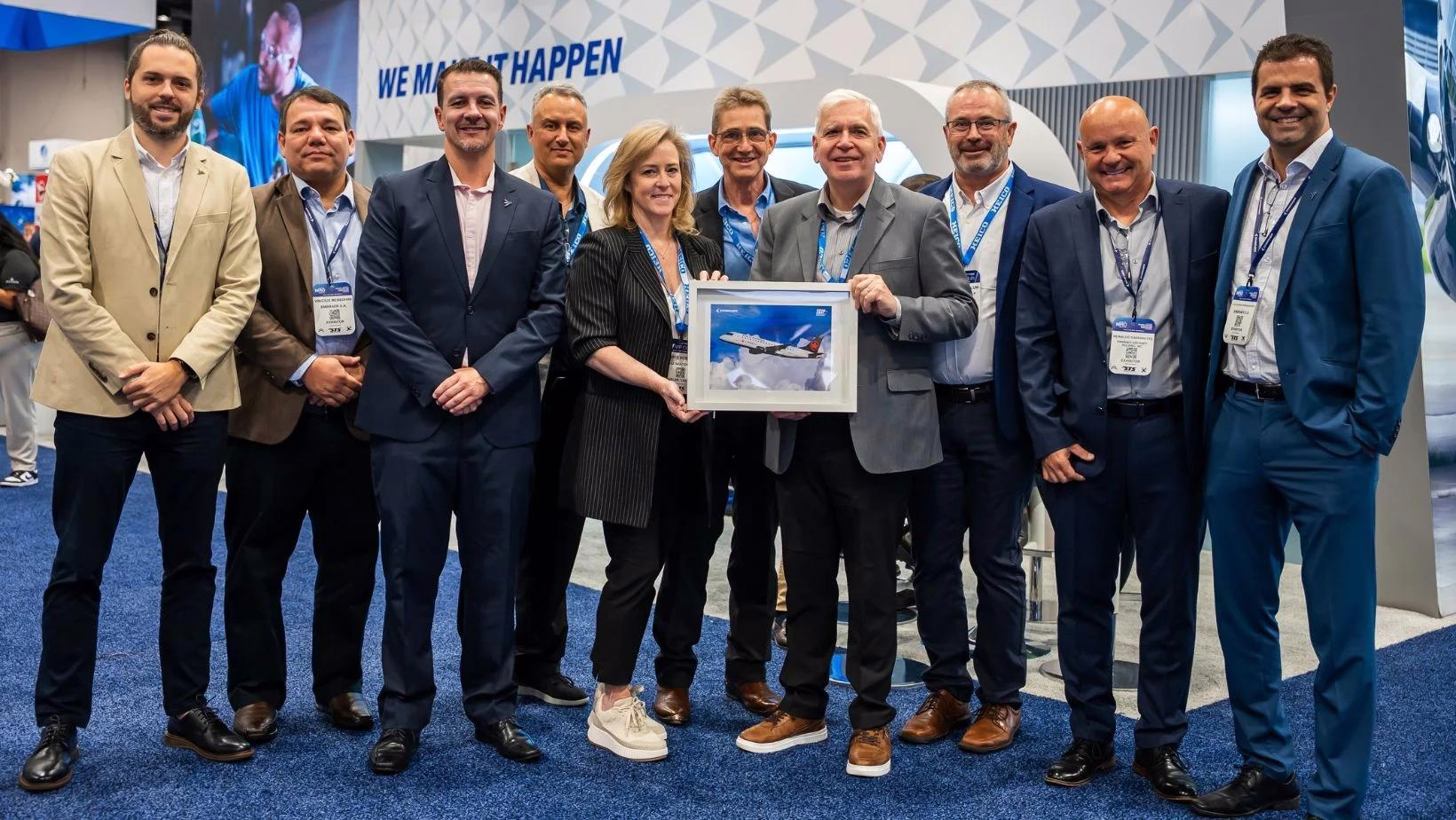 Embraer Signs E-Jets Inventory Support Agreement with Jazz at MRO Americas