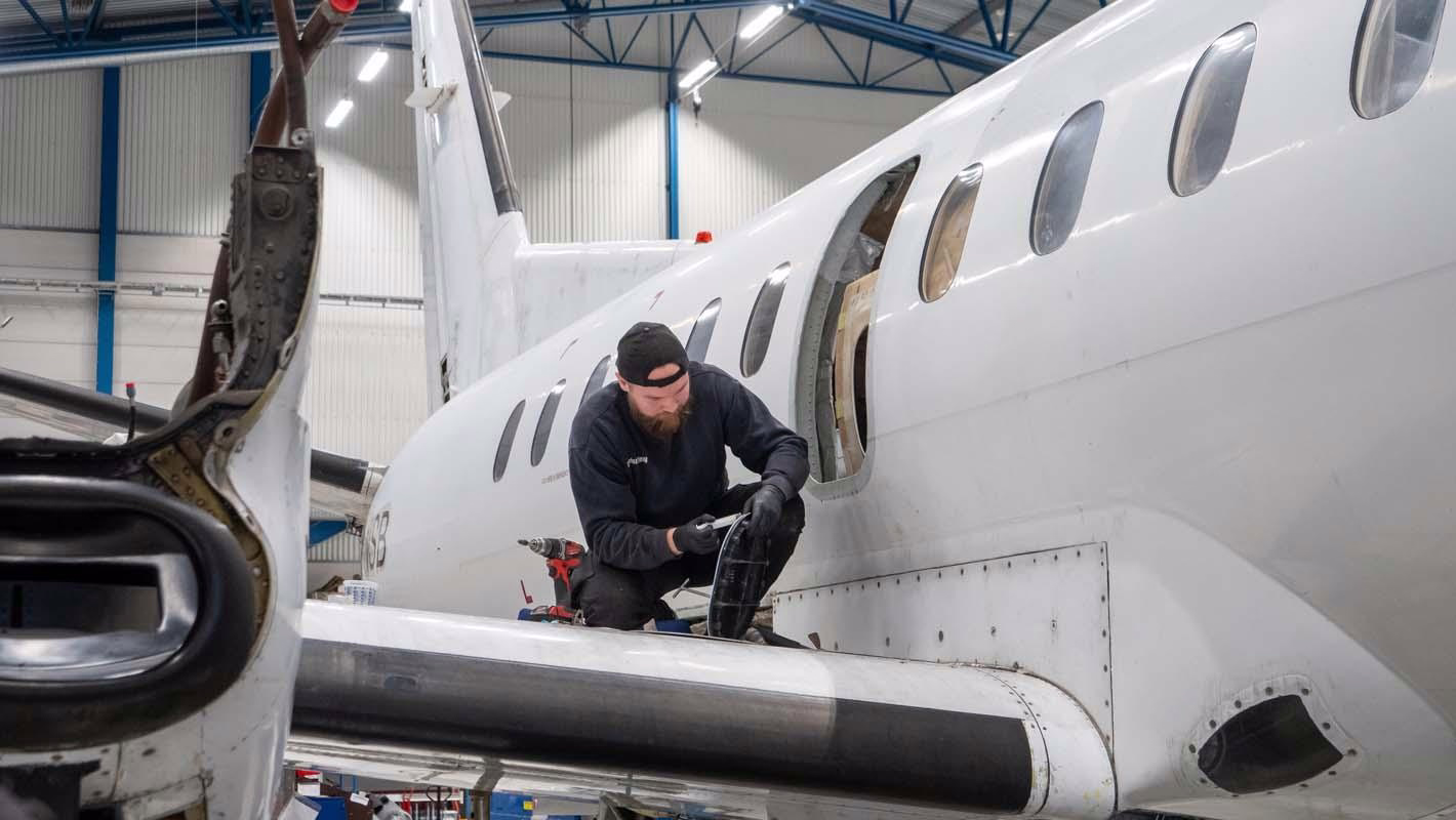 Täby Air Maintenance’s Saab 2000F Earns EASA Certification