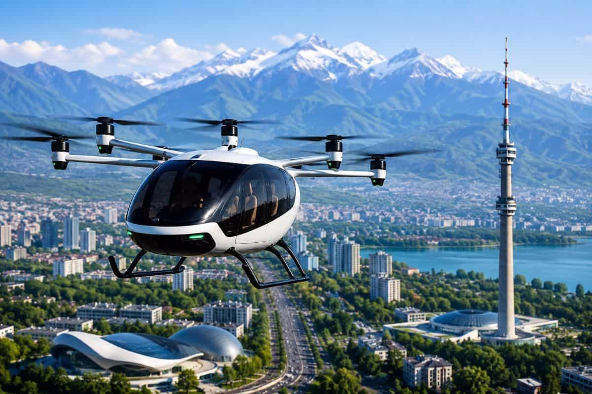 Kazakhstan Conducts First Passenger eVTOL Flight