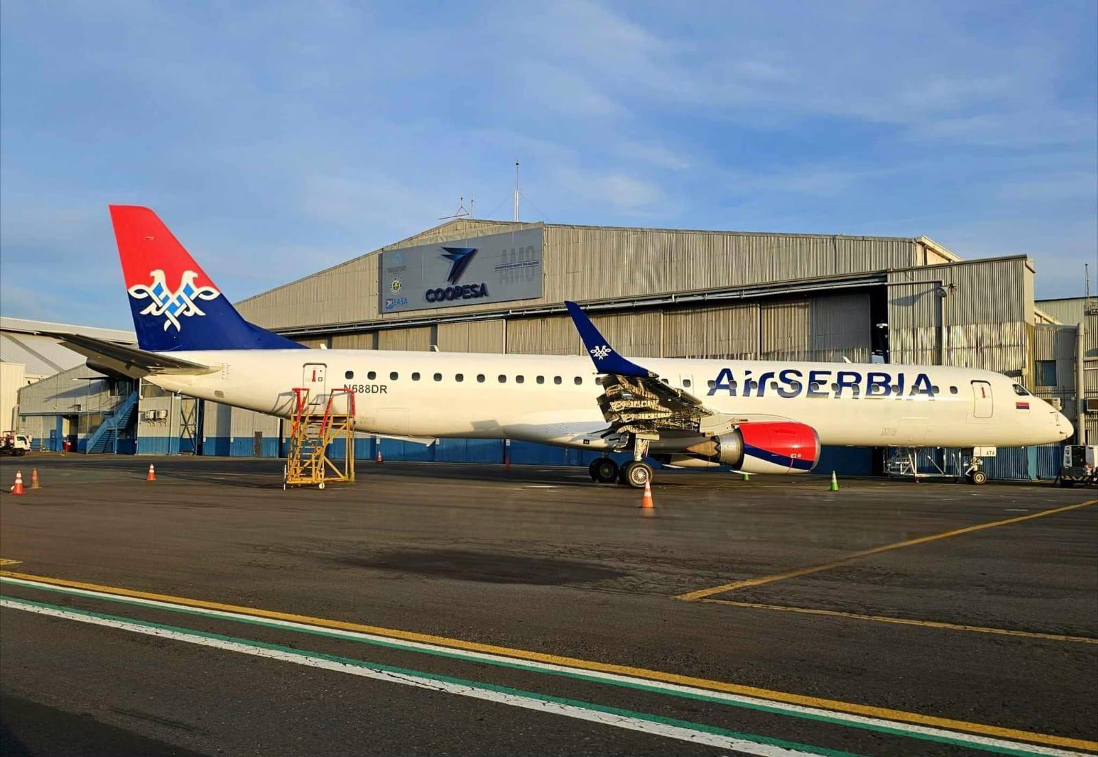 Air Serbia Prepares to Receive Third E195 Aircraft