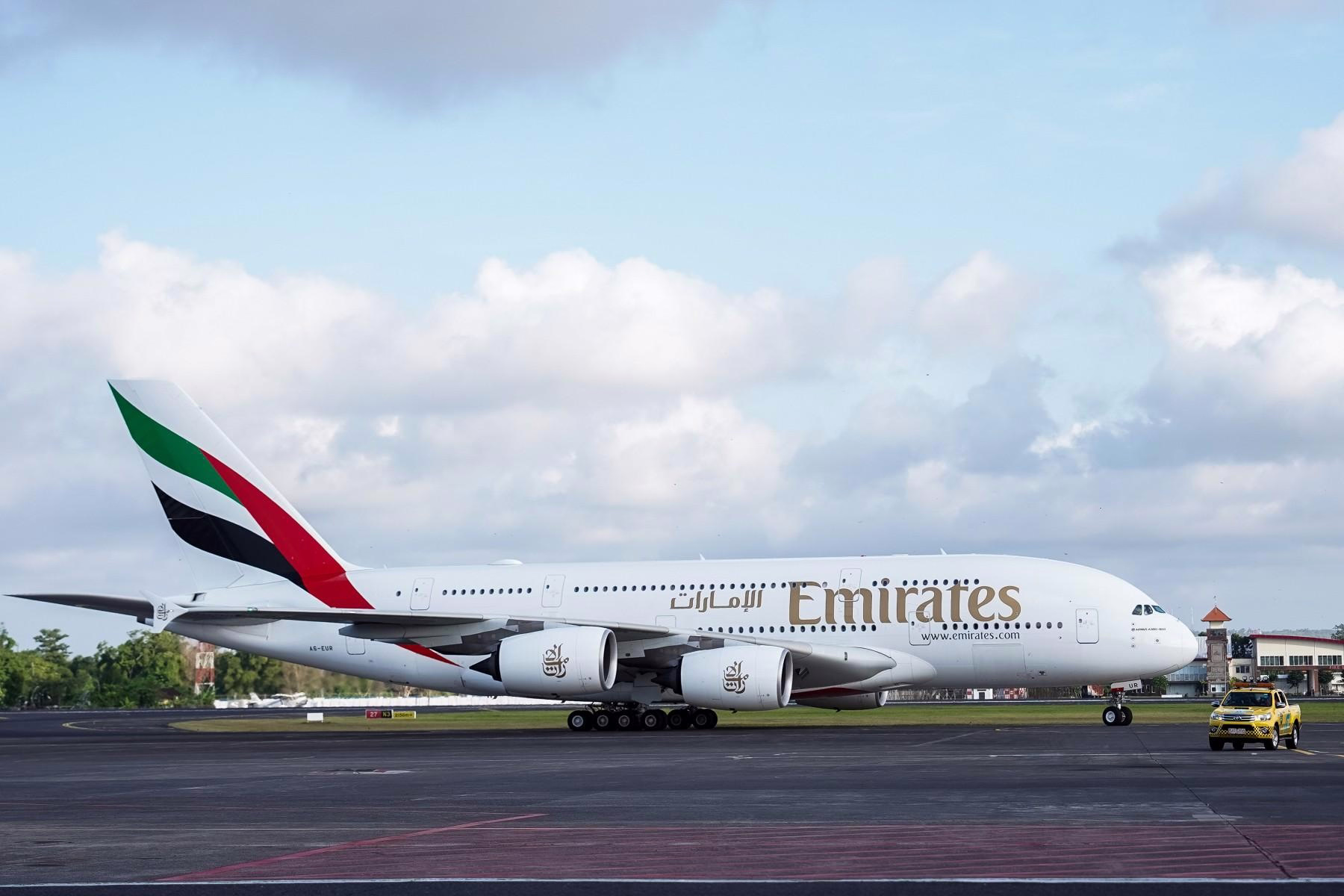 Emirates A380 Lands in Jakarta for the First Time