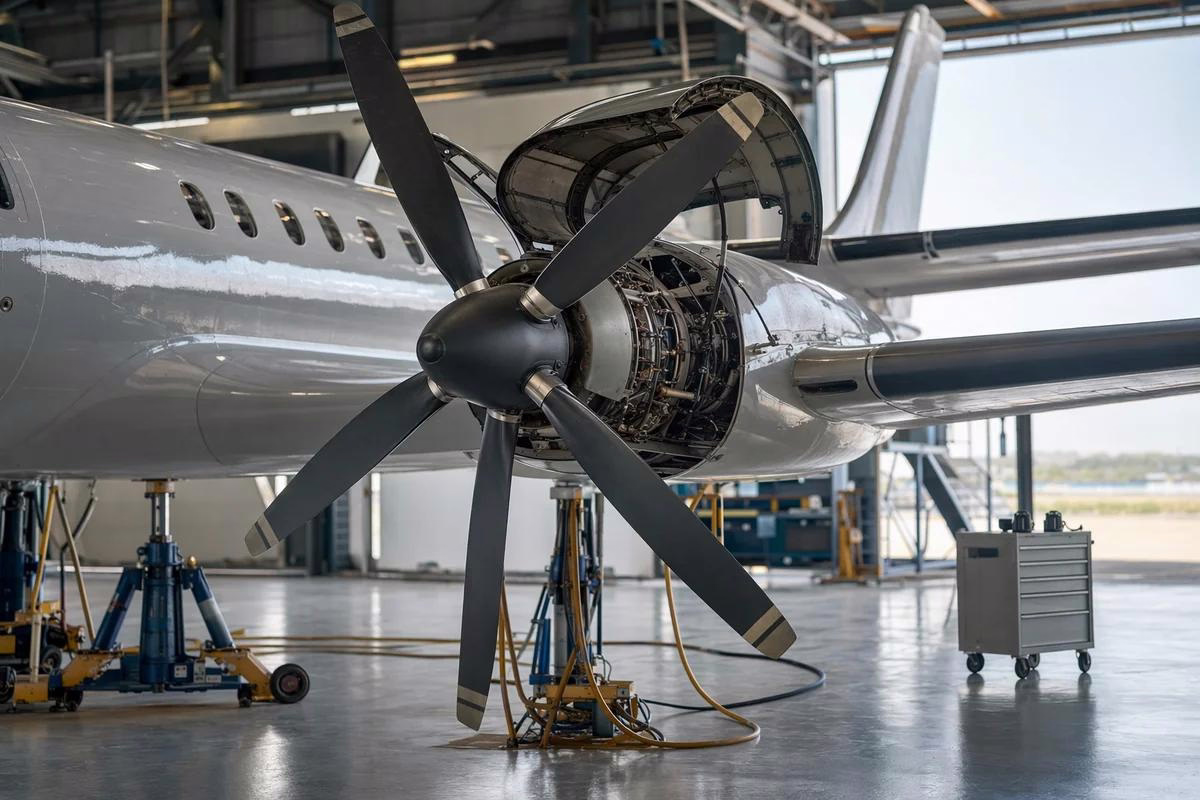 Regional Turboprop Engines Reduce Fuel Use by 25% to 40% on Short Routes