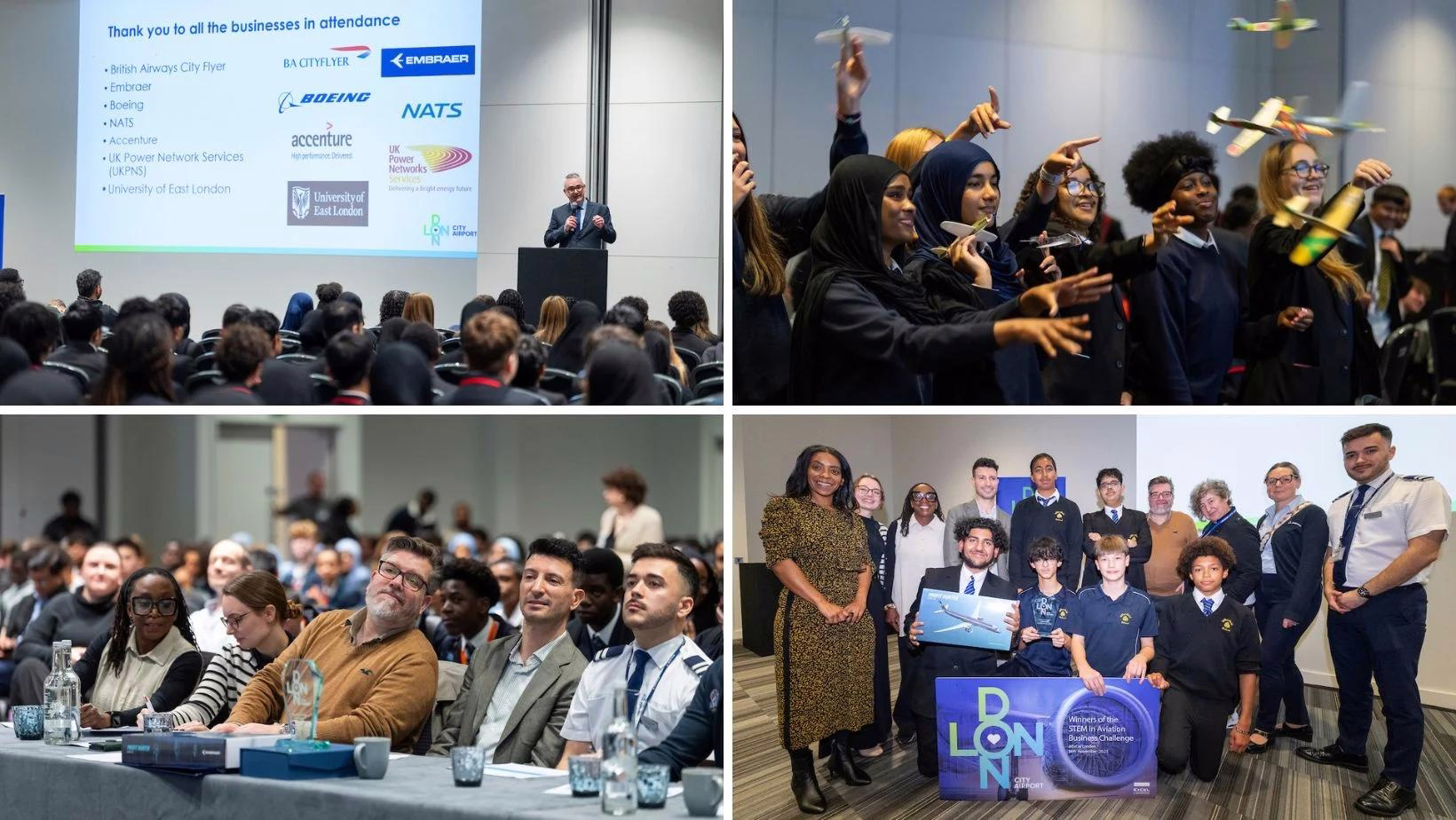 East London students explore aviation innovation at LCY STEM event