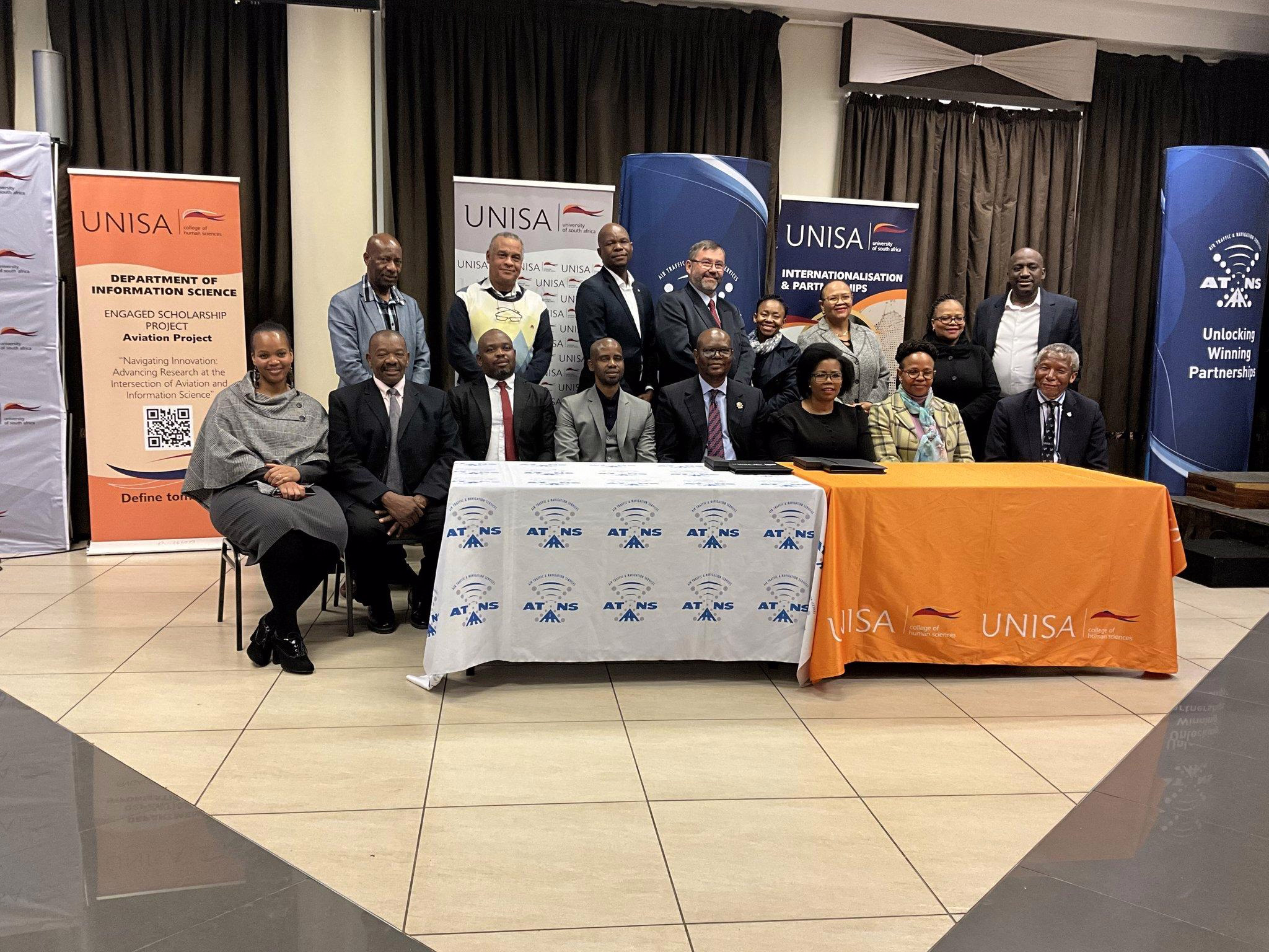 Unisa and ATNS Collaborate to Advance Aviation Research