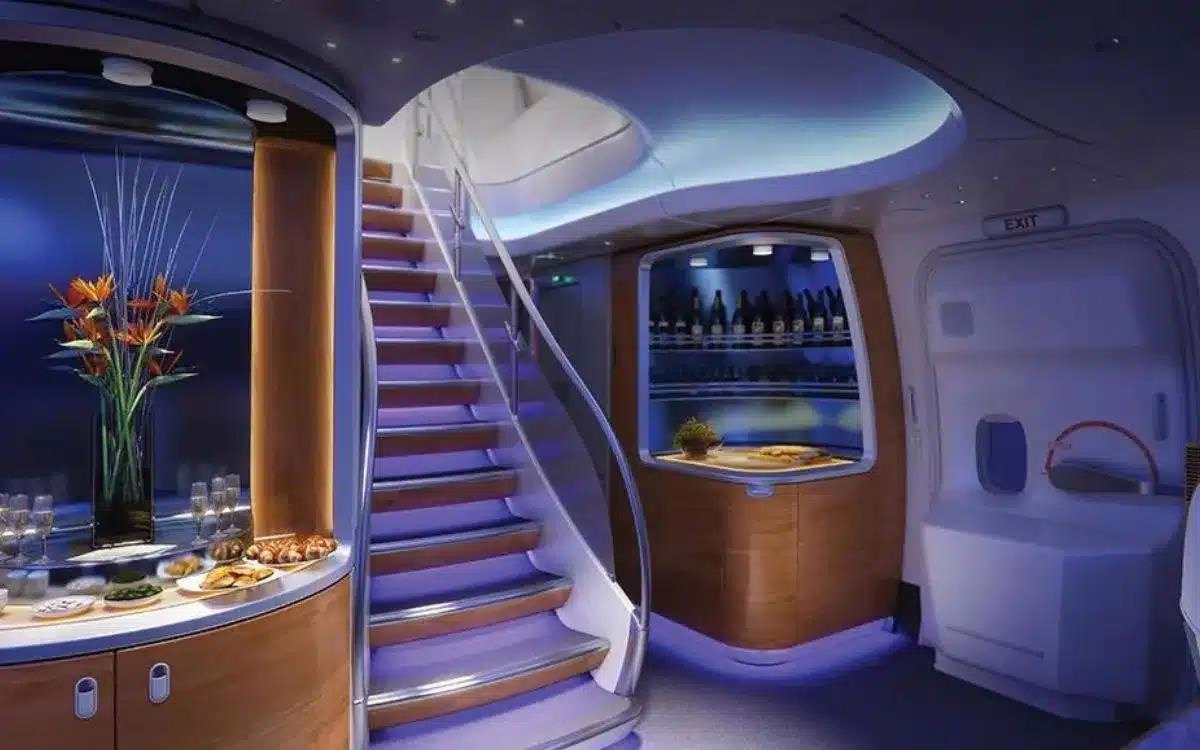 Comparing the Staircases of the Airbus A380 and Boeing 747