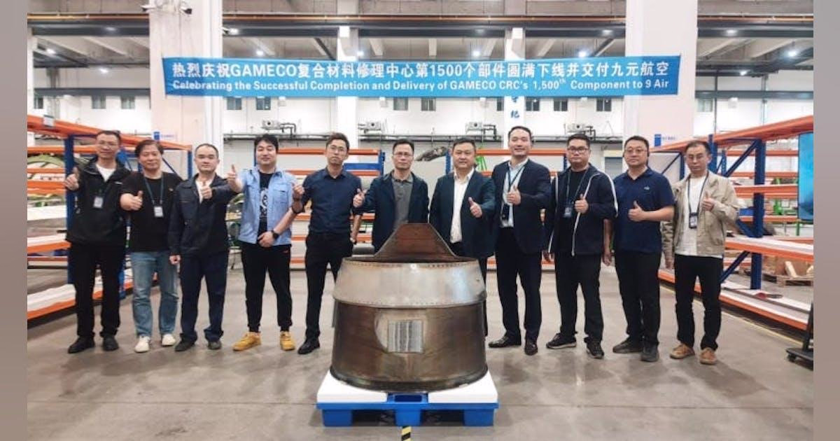 GAMECO’s Composite Repair Center Reaches 1,500 Components Repaired