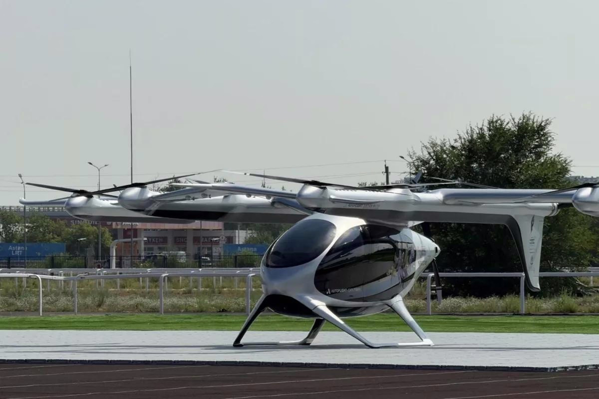 Kazakhstan Showcases Electric Air Taxi with First Public Flight