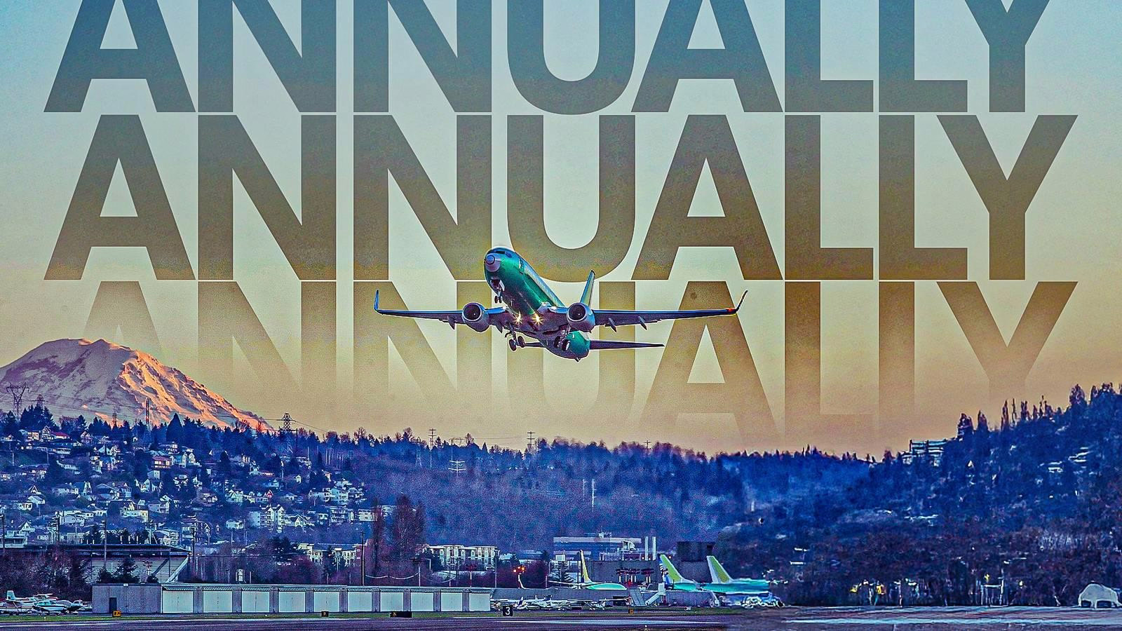 Boeing's Annual Aircraft Production Volume