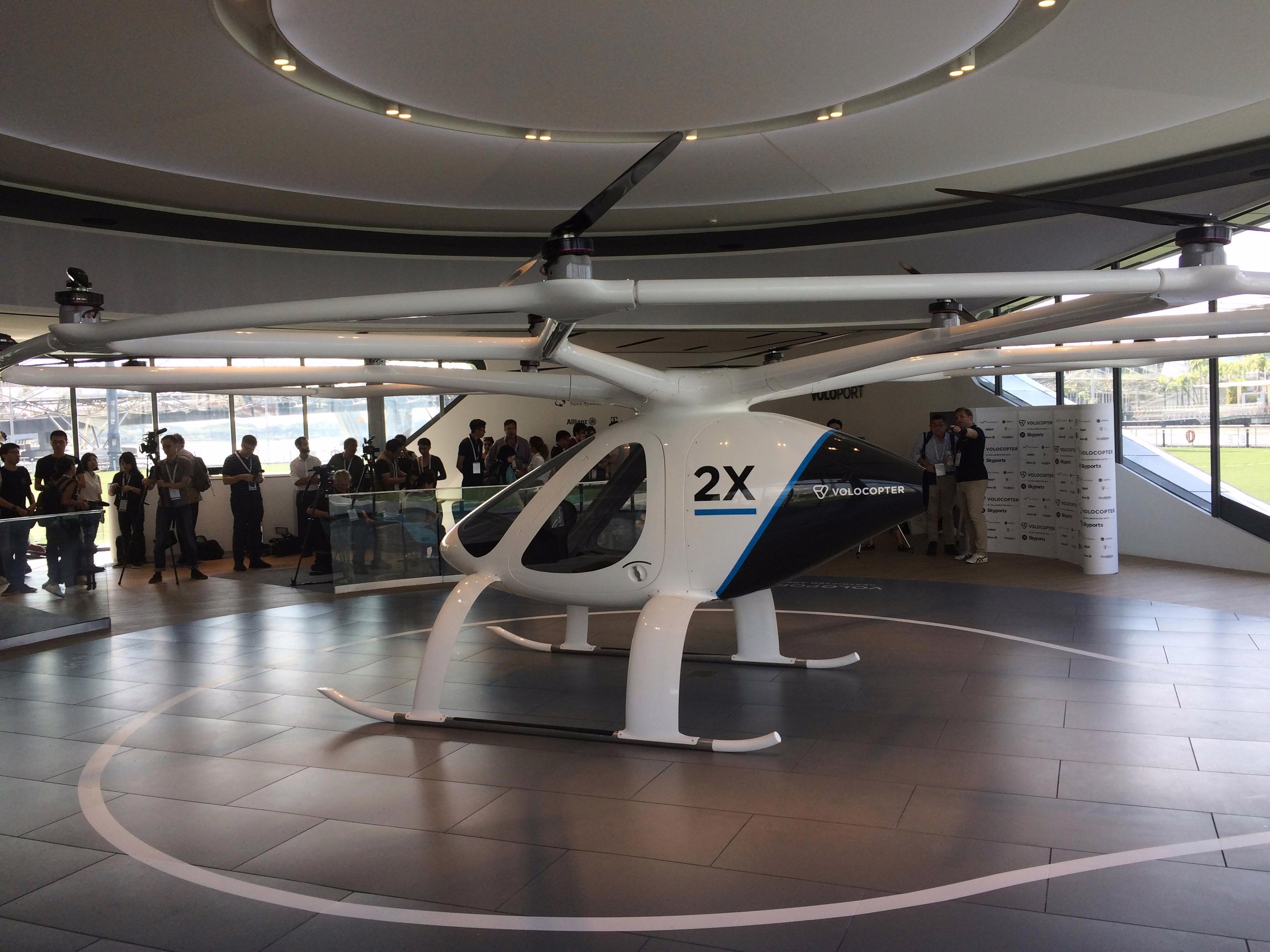 Mercedes and Volocopter Unveil Private Air Taxi for 2026