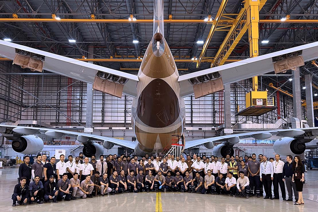 Restoring an Etihad Airways Airbus A380 After Six Years in Storage
