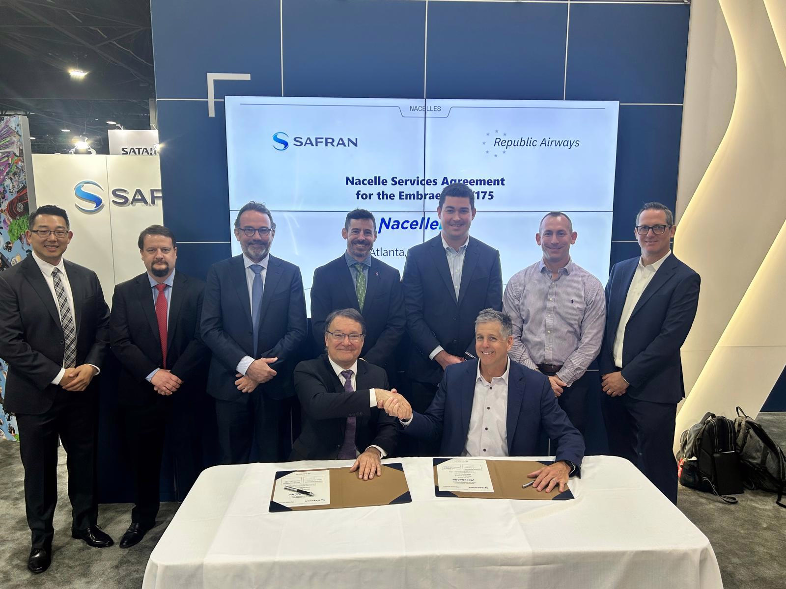 Embraer and Republic Airways Sign E-Jets Maintenance Agreement