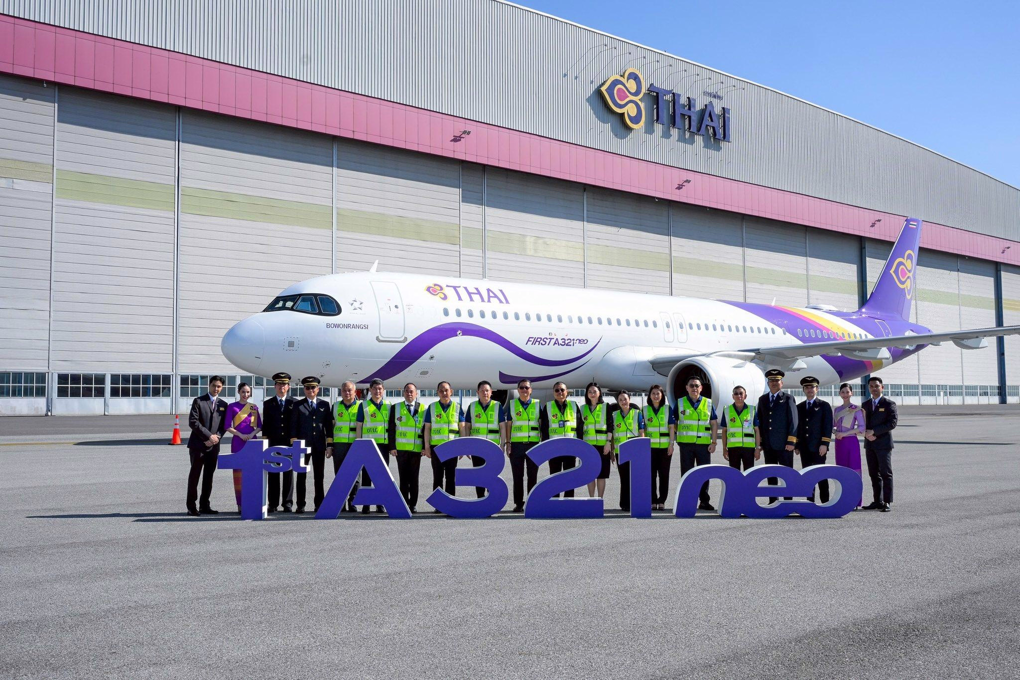 Thai Airways Receives First A321neo Aircraft