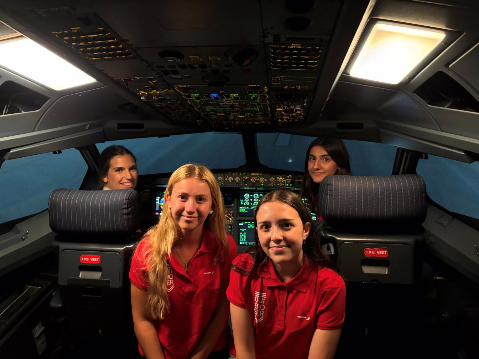 Iberia opens hangar doors to promote aviation careers to young women