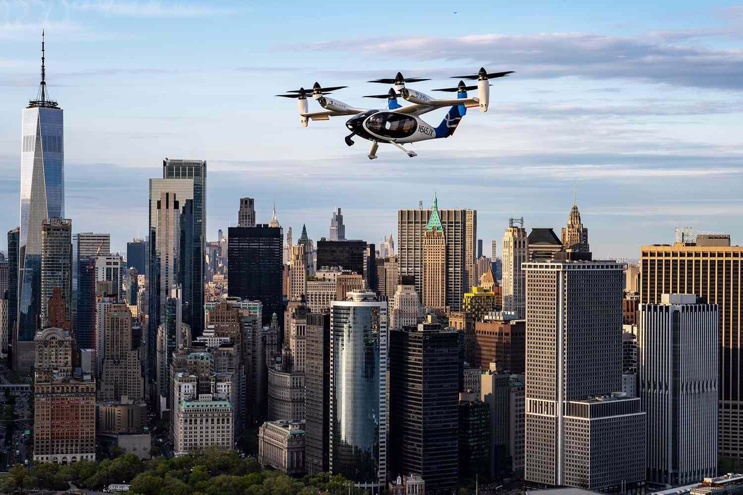 Electric Air Taxi Tested in New York City