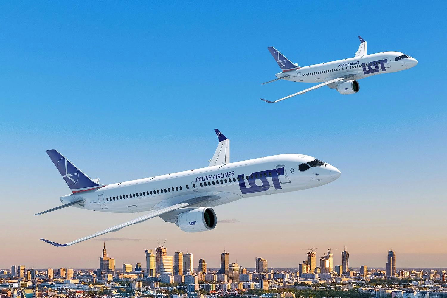 LOT Starts Retiring Embraer E175 Jets Ahead of Airbus A220 Deliveries