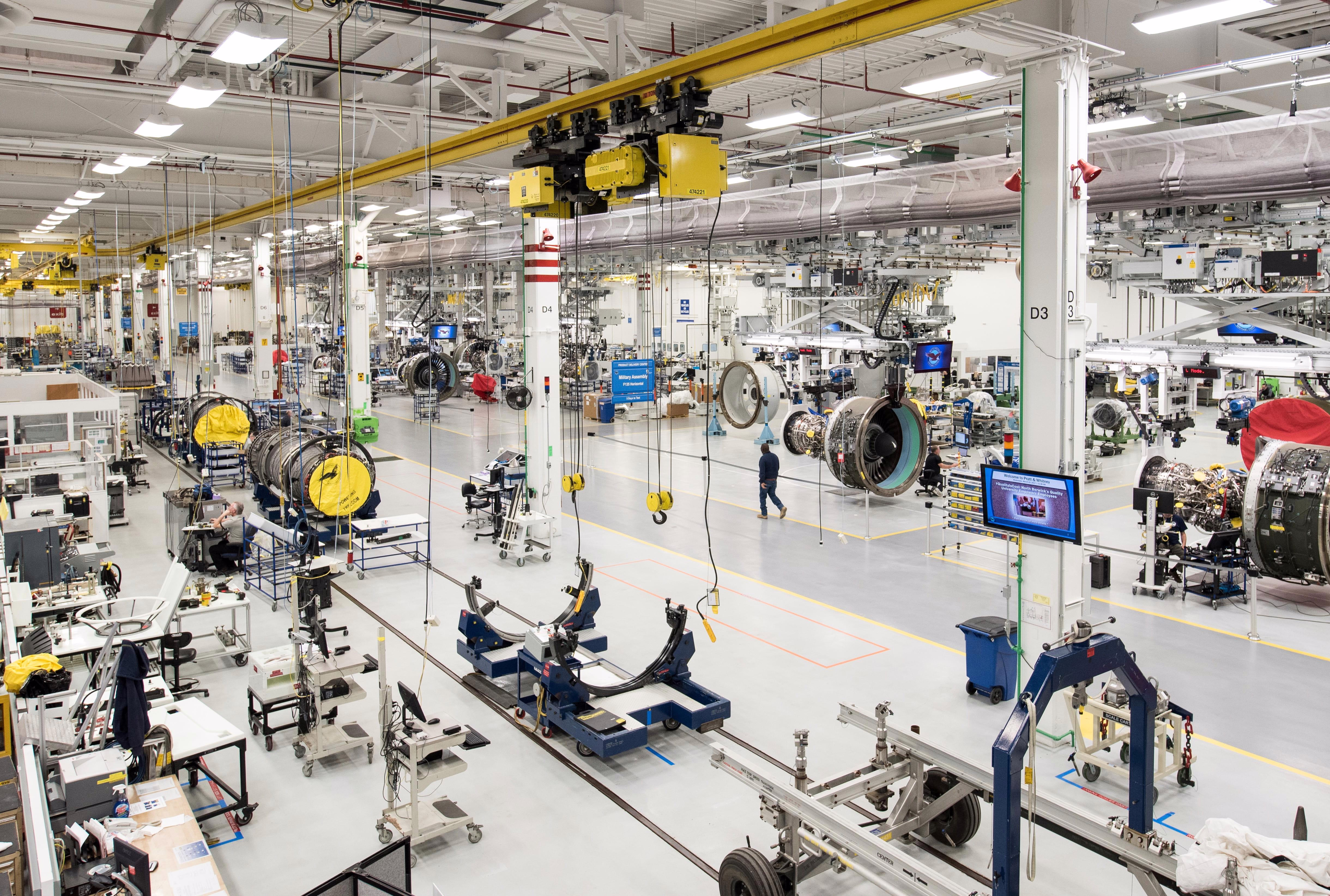 Pratt & Whitney Produces First PW1900G Engine in Middletown