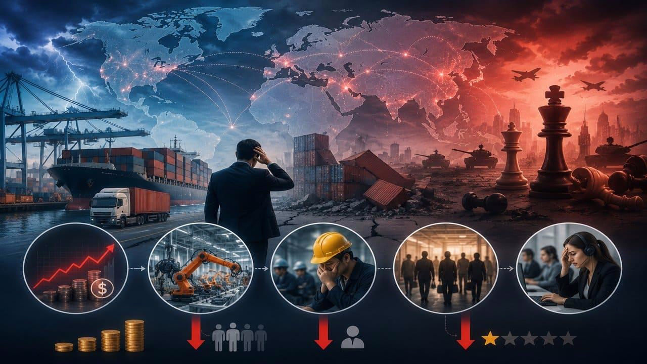 Industries Affected by Global Political Tensions and Supply Chain Disruptions