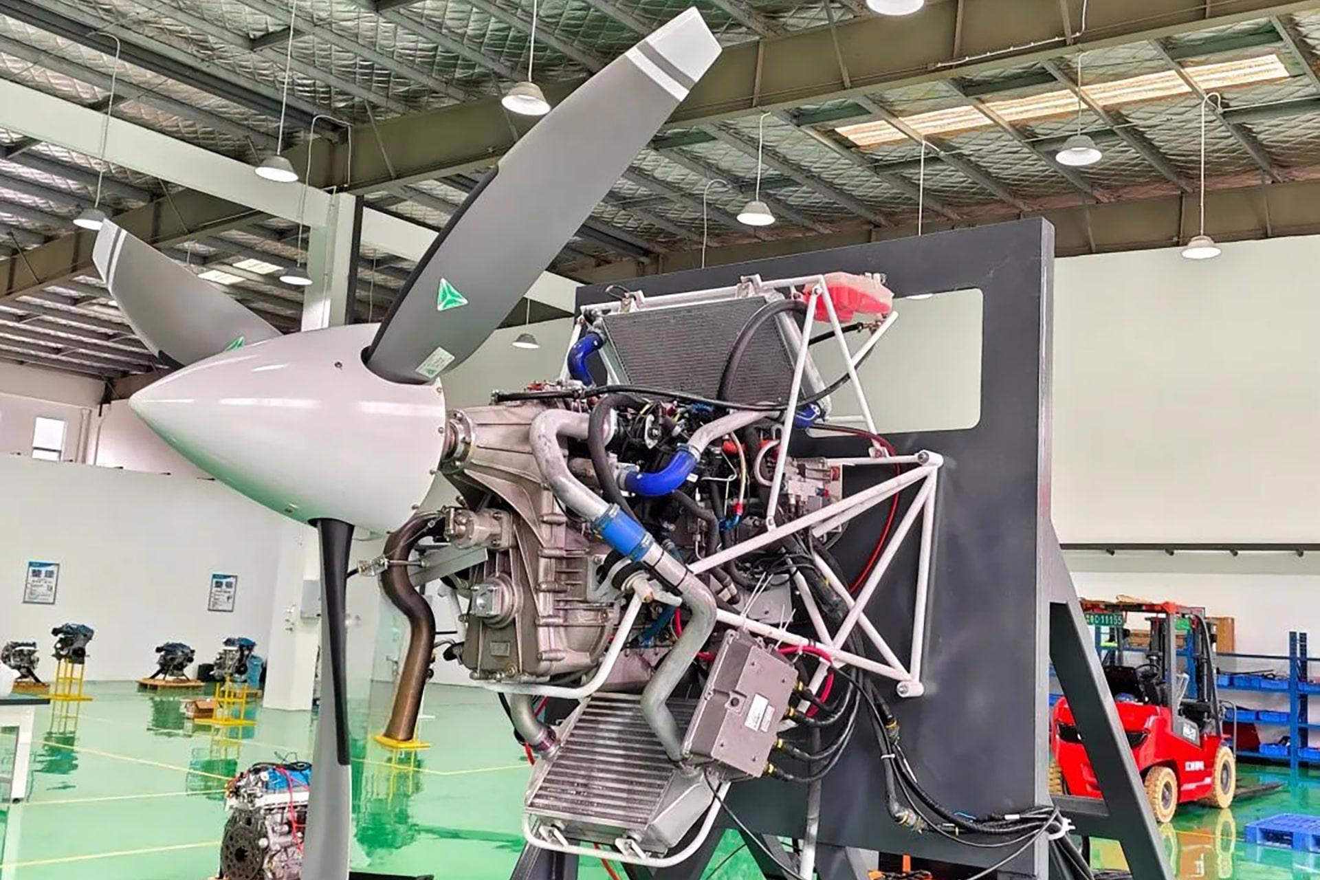 China Unveils First Domestic eVTOL Engine